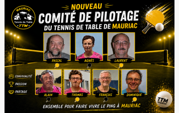NOUVEAU COMITE DE PILOTAGE
