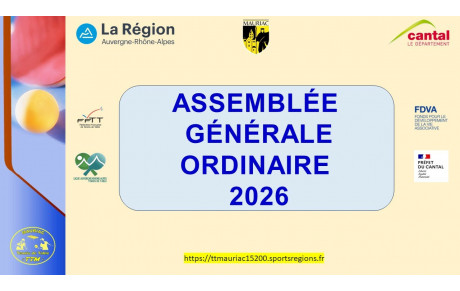 ASSEMBLEE GENERALE 2026